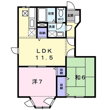 土山駅 徒歩17分 1階の物件間取画像